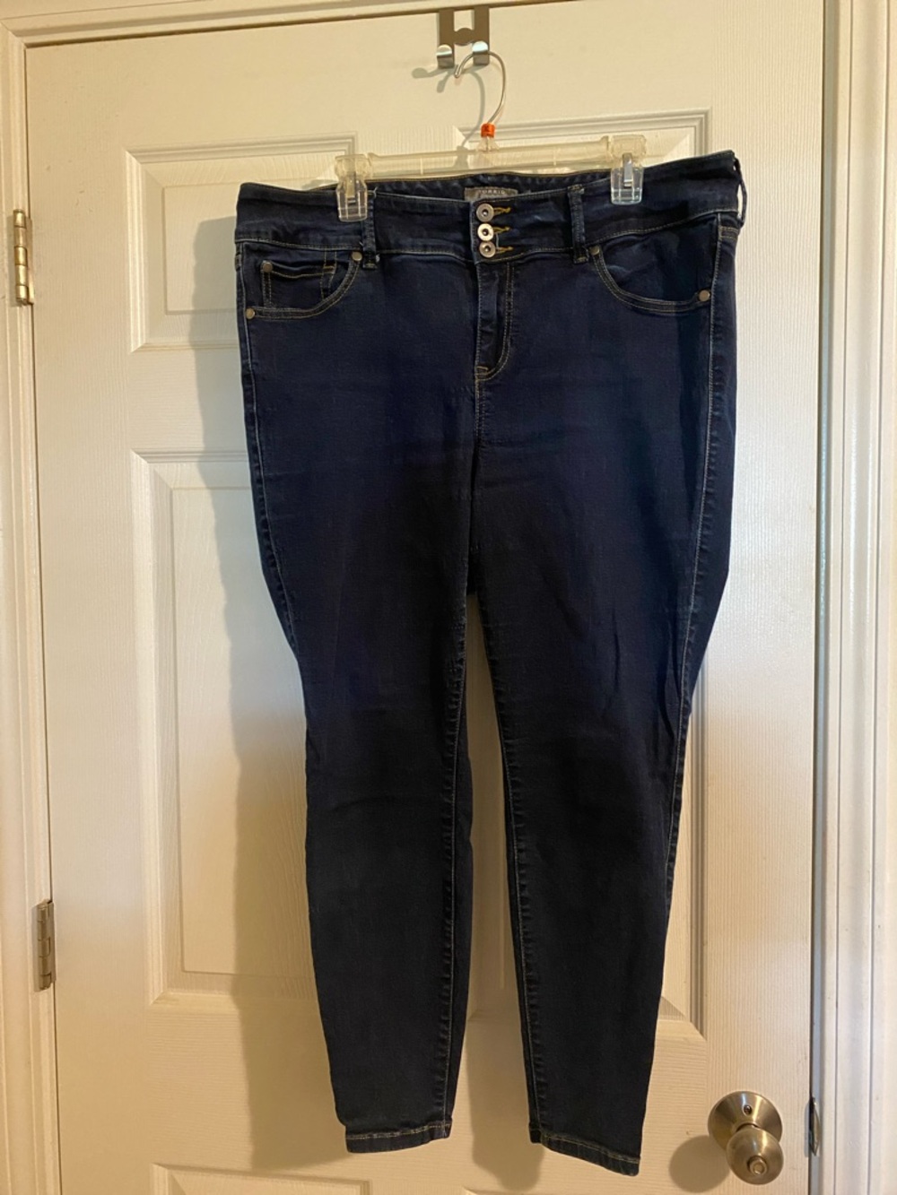 torrid Navy Blue High-Rise Skinny Jeans